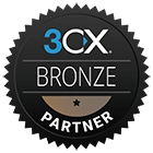 logo 3cx bronze partner hiricominfo